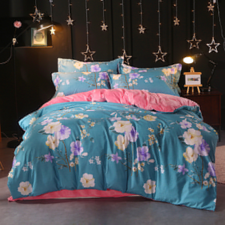 深海暖絨四件套藍(lán)調(diào)傾城